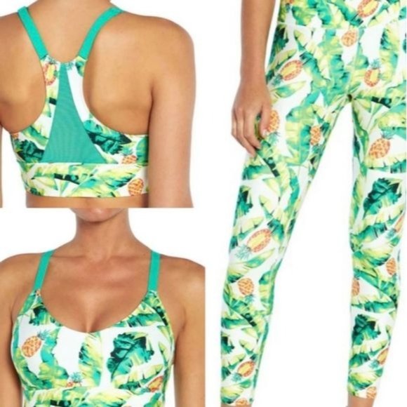 Wildfox Sweat Palms & Pinas 2 Pc Matching Set Sz S - Picture 1 of 12